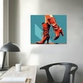 thumbnail image 3 of MLJA High Heel Canvas Painting Wall Art The Picture For Home Decoration Beautiful With High Heels Print On Canvas Artwork For Wall Decor, 3 of 4