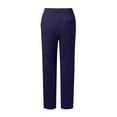 thumbnail image 7 of XINXIAOO Pants for Women Business Casual Outfits for Women Navy Womens Pants Lightweight Pants Women Women's Wide Leg Pants Summer Pants, 7 of 7