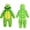 Green Dragon, variant on MICHLEY Unisex Baby Flannel Hooded Romper Animal Ears Costume Warm Jumpsuit for Autumn Winter