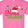 thumbnail image 4 of Inktastic Nana Claus with Christmas Santa Hat and Snowflakes T-Shirt, 4 of 5