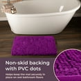 thumbnail image 4 of Somerset Home 2 Piece Memory Foam Bath Mat - Purple, 4 of 6