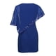 thumbnail image 3 of Vestido Irregular Para Mujer, Vestido Con Hombros Descubiertos, Vestido Con Panel de Lentejuelas, Vestido de Gasa de Talla Grande, Vestido Asimétrico Sin Tirantes de Gasa Superpuesto Odeerbi  ODB112945, 3 of 7