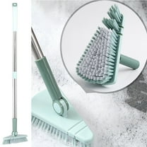 Cheers.US Tile Floor Scrub Brush, Scalable Rotatable Tub Scrub Brush with Long Handle - Stiff Bristle Grout Brush, Detachable Handle for Cleaning Removable Tub, Bathroom, Tile, Wall and Kitchen