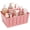 Pink, variant on Portable Shower Caddy with Handle, Plastic Dorm Storage Basket, pink, 1 Pack