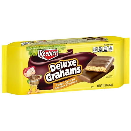 UPC 030100016106 product image for Keebler Fudge Covered Deluxe Grahams Crackers 12.5 oz | upcitemdb.com