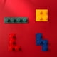thumbnail image 3 of Cateissary Paquete de 4 perchas de pared sin perforaciones para llaves, ganchos, organizador de decoración Juegos de accesorios de baño, 3 of 6