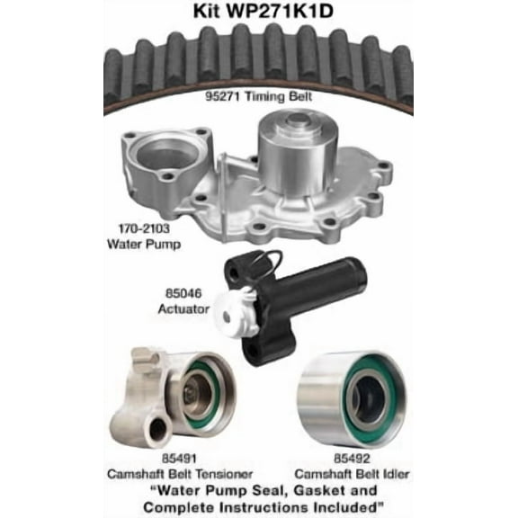 Dayco WP271K1D - Engine Timing Belt Kit with Water Pump Fits select: 1995-1998,2001 TOYOTA TACOMA