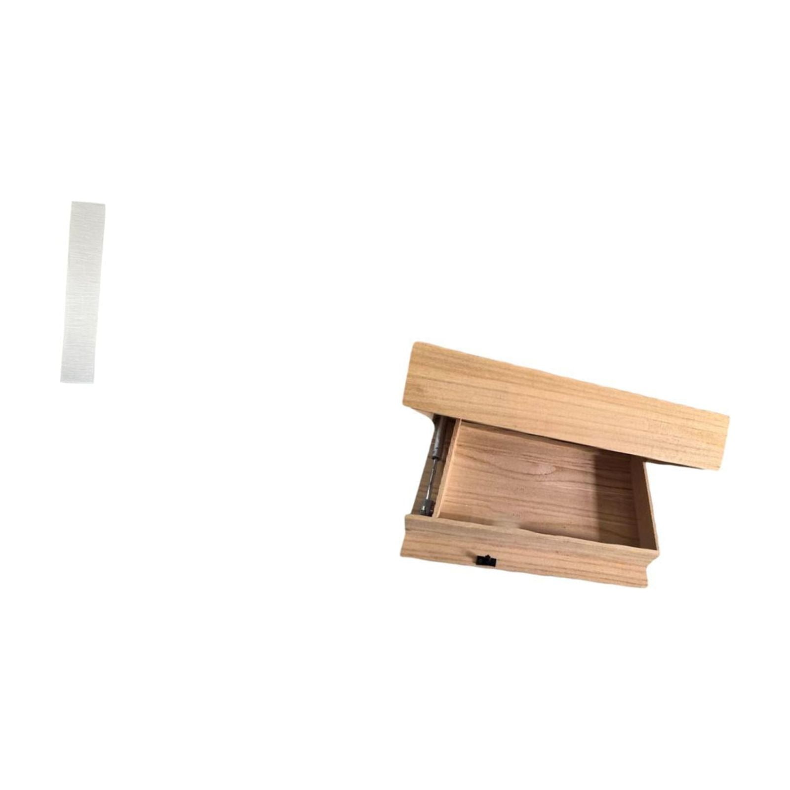 Floor Lamp Shade Floating Shelf Drawer Compartment Wood Paper Minimalist Design for Living Room Study Bedroom