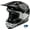 Grey/Black/White, variant on Fly Racing 73-0021 Formula Cp Rush Helmet Black/Red/White XS