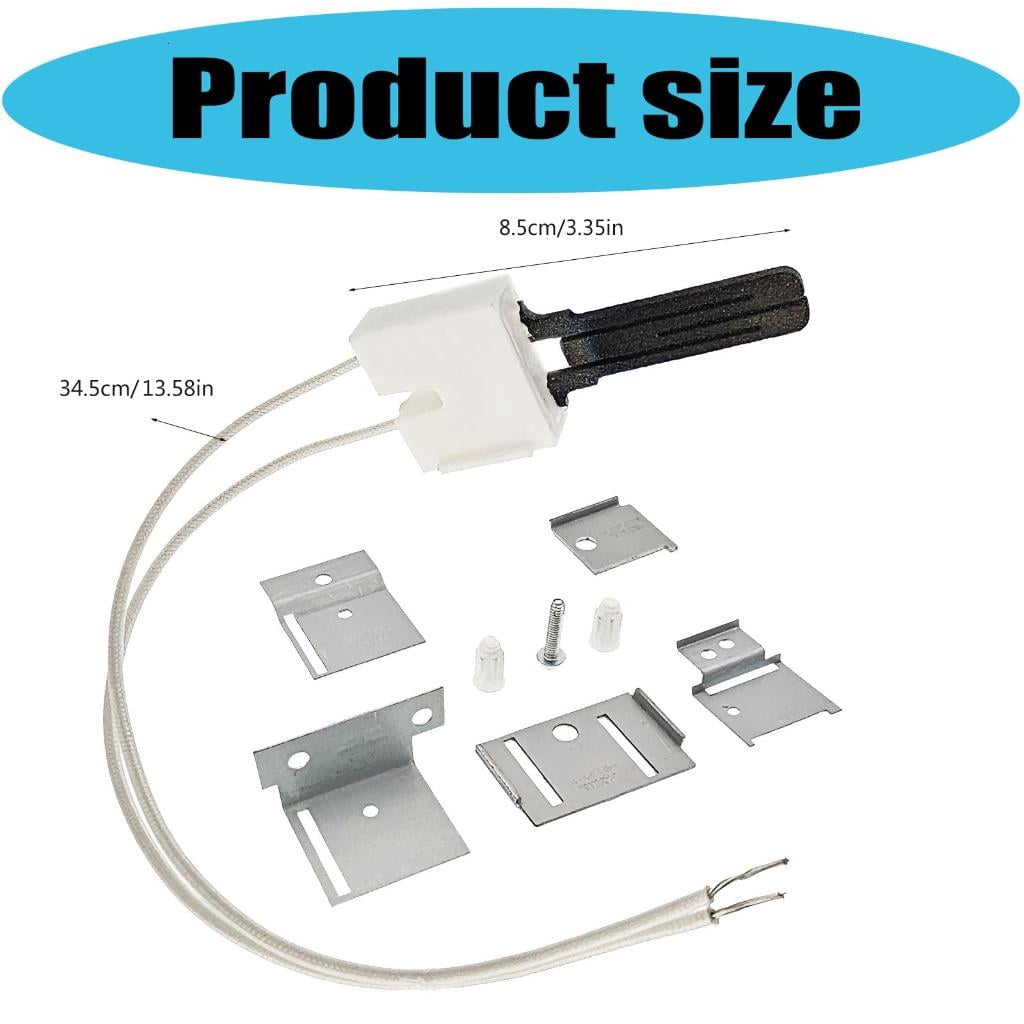 Appliance Repair Component 903758, Stainless Steel Stove & Oven Part for Replacement, Fit Multiple Listed Models
