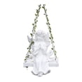thumbnail image 1 of Figura colgante de resina para jardín, adorno para exteriores, artesanía de hadas, dibujo animado, columpio decorativo para césped, escultura para Blanco, 1 of 9