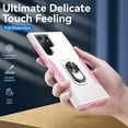 thumbnail image 5 of Full Body Protective Phone Case for Galaxy S22 Ultra Case 5G, Heavy Duty Shockproof Cover Samsung Galaxy S22 Ultra Case [Dual Layer][Hard PC Back],Built in Finger Ring Stable Magnetic Ring Kickstand, 5 of 8