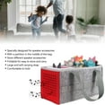 thumbnail image 3 of Felt Carrying , Portable Storage Bag with Partition and Elastic Straps for Toniebox Player Starter Set, Music Players, 3 of 7