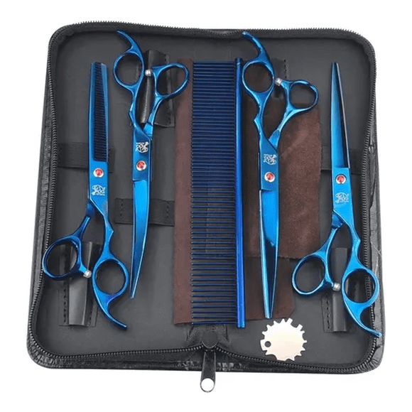 Peine Y Tijeras Profesionales P/estilista/barbero 4 Piezas Malubero Malu979
