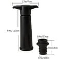 thumbnail image 2 of Vacuum wine sealer set, pump sealer with 4 vacuum wines, 2 of 5
