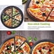 thumbnail image 4 of Bandeja para pizza, juego de pizza de 2 piezas, bandeja para hornear pizza antiadherente con agujeros, acero al carbono, bandeja crujiente, redonda Xemadio LKX-1304, 4 of 7