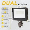 thumbnail image 2 of LED Flood Light Outdoor 35W/25W/15W Wall Light 4900LM Dusk to Dawn Floodlight 3000K/4000K/5000K Security Lights for Landscape Parking lot Tree Advertising Boards Warehouse 2 Pack, 2 of 7