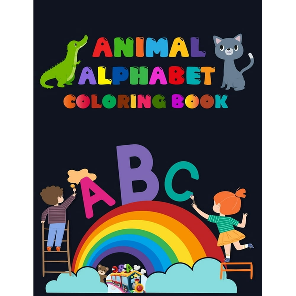 Animal Alphabet Coloring Book : Alphabet Coloring Book, Fun Coloring