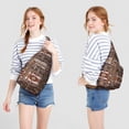 thumbnail image 2 of Artistic Ethnic Daypack - Lightweight Anti-Theft Sling with Vintage Patterns, 2 of 4
