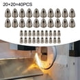 thumbnail image 4 of 40 Pcs Embout d'Électrode Plasma P80 Buse 1.5Mm pour Coupe Plasma, 4 of 5