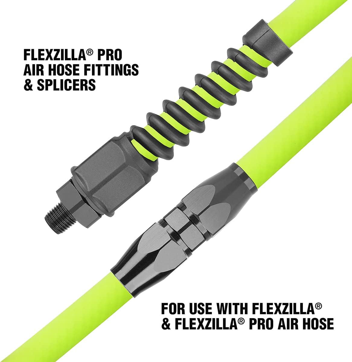 MKEUDQ-Flexzilla Pro Air Hose Reusable Fitting with Swivel, 1/4 in. - RP900250S