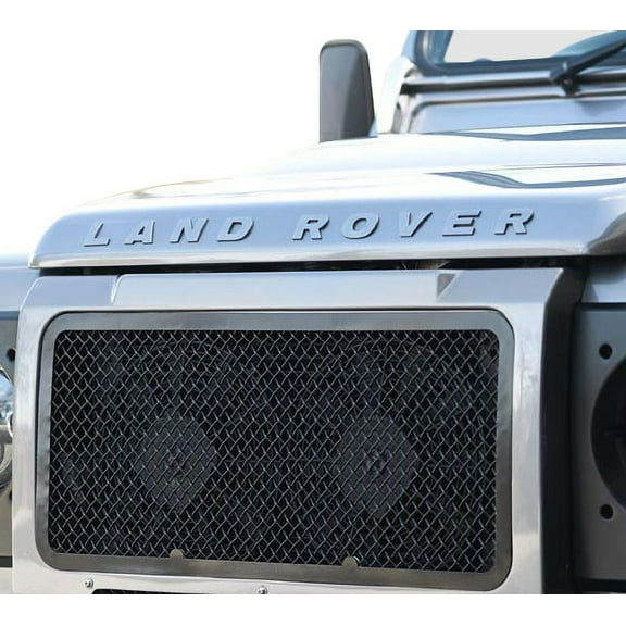 LandRover Defender Upper Grill - Black finish (2007 onwards)
