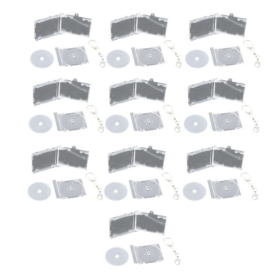 YIEMEEN 10pcs Album Acrylic Pendant Keychain Stylish Key Accessory for Music Aficionados