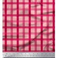 thumbnail image 1 of Soimoi Cotton Voile Fabric Check Check Printed Fabric 1 Yard 56 Inch Wide, 1 of 5
