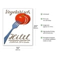 thumbnail image 2 of Vegetarisch Hiltl Vegetarian Restaurant - Zurich Switzerland - Vegetarierheim Konditorei Café - Vintage Advertising Poster by Hugo Laubi c.1933 - Fine Art Matte Paper Print (Unframed) 16x20in, 2 of 4