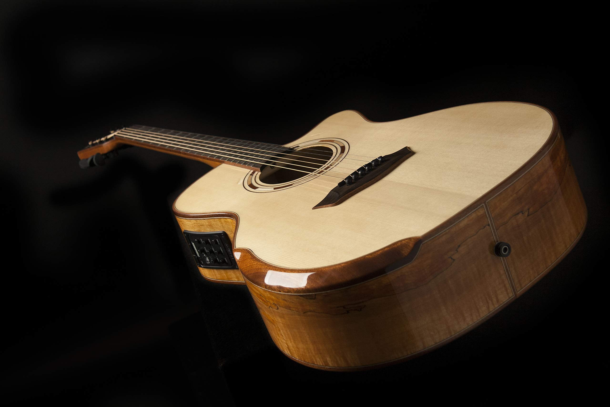 Washburn 6 String Acoustic-Electric Guitar, Natural (WCG66SCE-O)