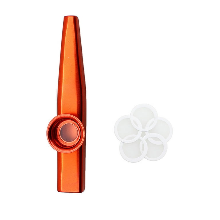 Kazoo Mirliton Flute With Metal Box Woodwind Musical Percussion
