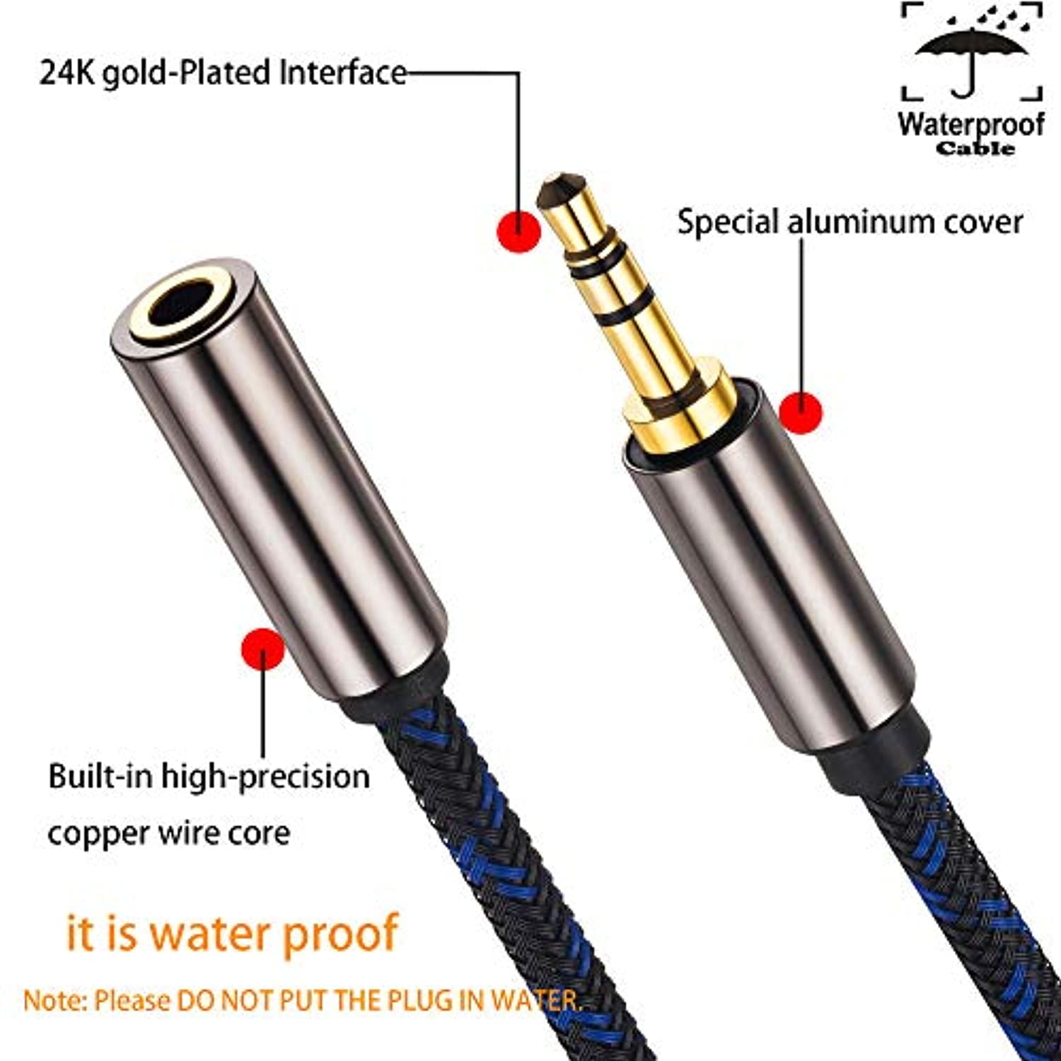 Neutrik NAC3FXXA-W-L PowerCON Blue Connectors - 20A Locking Power In, Cable Mount (Pack Of 8)