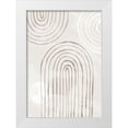thumbnail image 1 of Artographie Studio 18x24 White Modern Wood Framed Museum Art Print Titled - Arch by Hand 008, 1 of 4