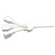 thumbnail image 2 of 1 A 3 Tomacorriente de 2 Clavijas Alimentador de CA Cable de Adaptador de Divisor Cable Sunnimix Cable del divisor de la energía de CA, 2 of 8