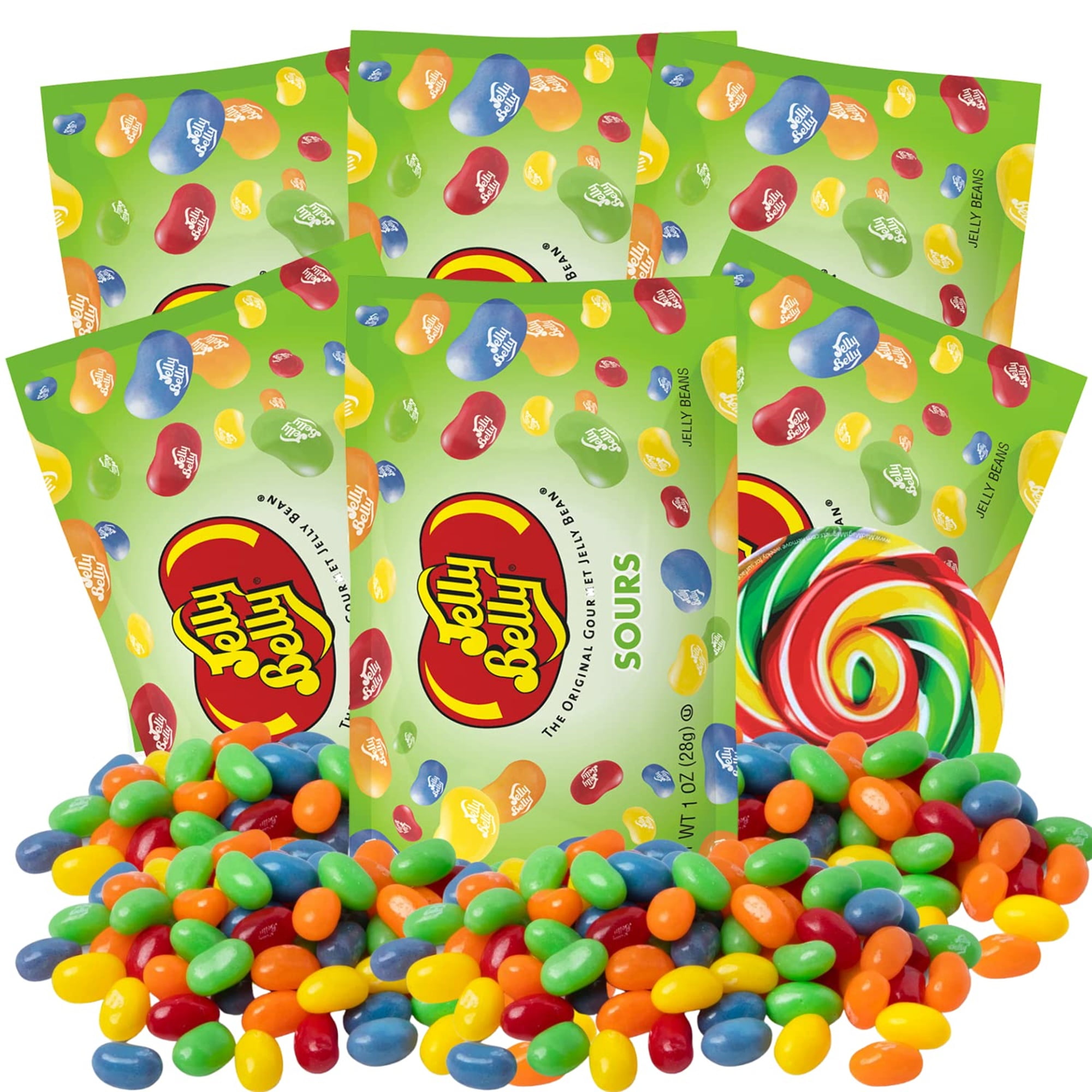 Jelly Belly Fruit Flavored Sour Jelly Bean Assortment, Individual