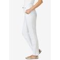 thumbnail image 3 of Woman Within Plus Size Tall Stretch Denim 5-Pocket Straight-Leg Jeans, 3 of 6