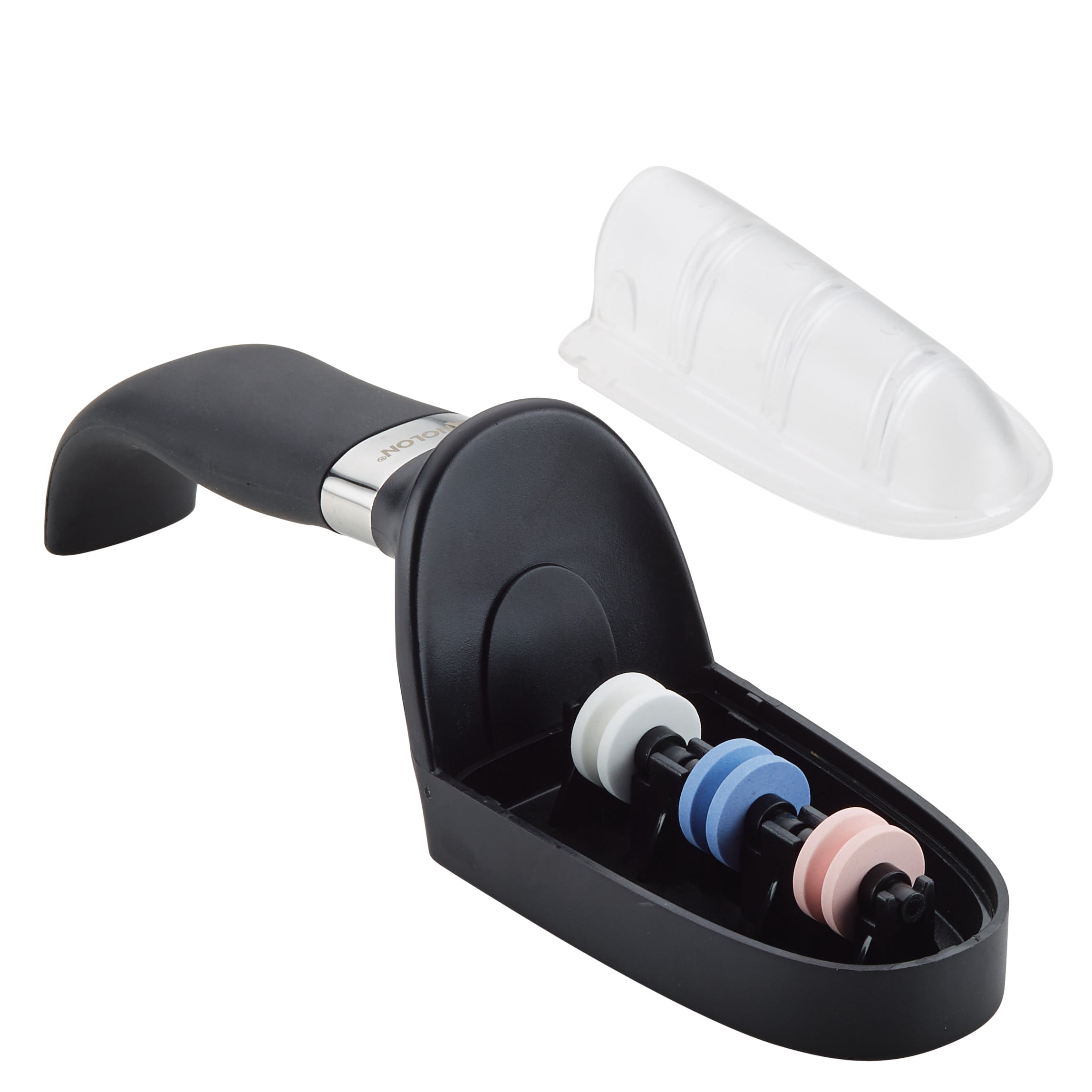 Anolon AlwaysSharp Universal Knife Sharpener, Black