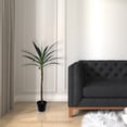 thumbnail image 3 of Vickerman 44" Artificial Green Yucca Tree in Black Planters Pot., 3 of 3