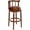 Brown, variant on Aulife Bar Stools Genuine Leather Counter Height barstool Wooden Swivel kitchen Stool with Footrest for Kitchen Dining Room(brown seat, Counter-29.5" seat height)