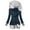 Navy, variant on Viikei Womens Jackets and Coats Plus Size Jackets Coats Clearance for Winter Solid Jacket Zipper Pocket Sweatshirt Long Sleeve Coat