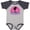 Baseball Heather and Navy, variant on Inktastic San Diego California Beach Souvenir Girls Baby Bodysuit