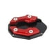 thumbnail image 2 of Almohadilla de soporte para pies de motocicleta de aleación de aluminio | Cojín de asiento antideslizante ampliado | Pedal universal para soporte lateral para motocicletas y bicicletas | Duradero y, 2 of 6