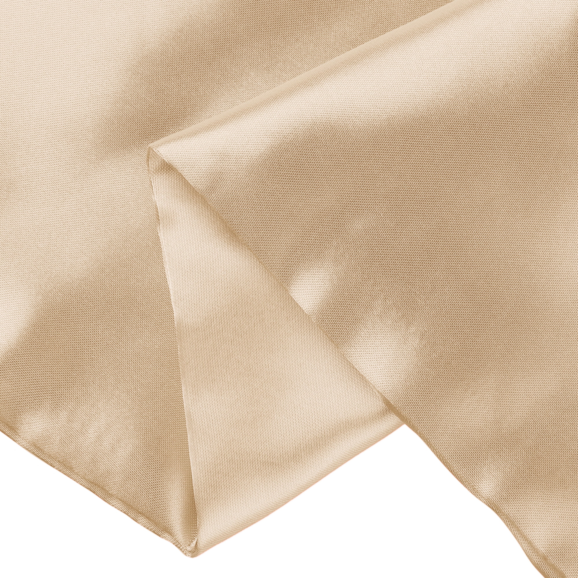 Unique Bargains Envelope Closure Breathable and Soft Satin Pillowcase (2 Count) Gold Queen