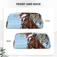 thumbnail image 3 of Goofa Christmas Horse Pattern Leather Pencil Case, Pencil Pouch, Pencil Bag, Pen Case, Pen Pouch, Pen Bag, Pencil Pouches, Pencil Bags,College Pencil Case, 3 of 7