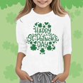 thumbnail image 2 of Boys St Patricks Day Shirt St Patricks Day Shirt Long Sleeve Shirts for Boys Green Clover Heart Irish Shirt Sweatshirts for Girls Tee Clothes for Children, 2 of 4