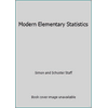 Modern Elementary Statistics [Paperback - Used]