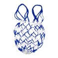 thumbnail image 1 of Bolsa de Baloncesto, Fabricado en Material Poliéster de Malla de Nylon, Azul blanco Sunnimix Bolsa de malla de malla, 1 of 8