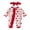 Red, variant on BemeyourBBs Baby Girl Valentines Day Outfit Heat Footed Romper Newborn Boy Girl Sleepers Footie Pajamas Coming Home Outfits Long Sleeve Jumpsuit With Headband