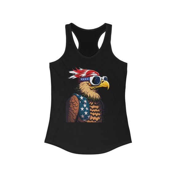 Cool Patriotic July 4th Eagle Tank