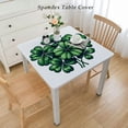 thumbnail image 2 of nygtbtfer Green Three-Leaf Clover Round Tablecloth  Table Cloth Polyester Tablecloth Table Cover for Kitchen Outdoor Party Picnic, 2 of 7